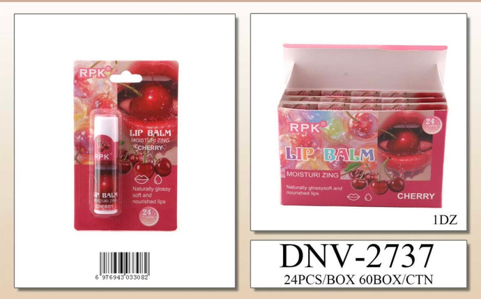 Lips-Cherry Lip Balm DNV-2737 (24pc box)