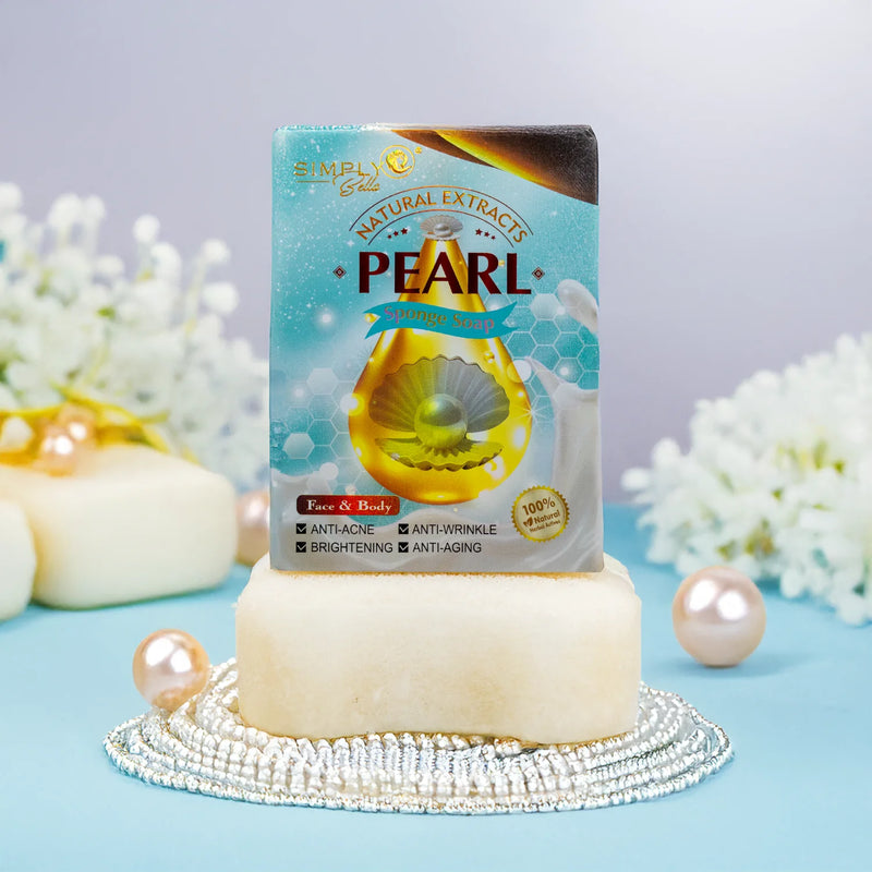 Load image into Gallery viewer, Skincare-Simply Bella Neutral Extract Pearl Sponge Soap SIM058 ($2 each, 12pc display)
