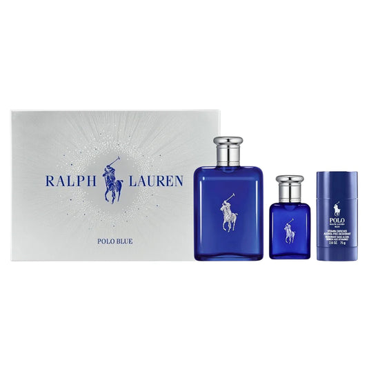 Perfume Set- Polo Blue By Ralph Lauren Eau De Toilette