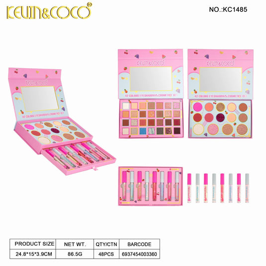Face-Kevin&Coco Fresh Fruits Cosmetic Set KC1485 ($8.75 each, 4pc bundle)