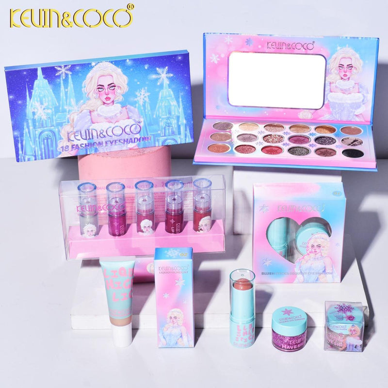 Load image into Gallery viewer, Novelties-Kevin&amp;Coco Christmas PR Makeup Set KC244812 ($10 each, 3pc bundle)
