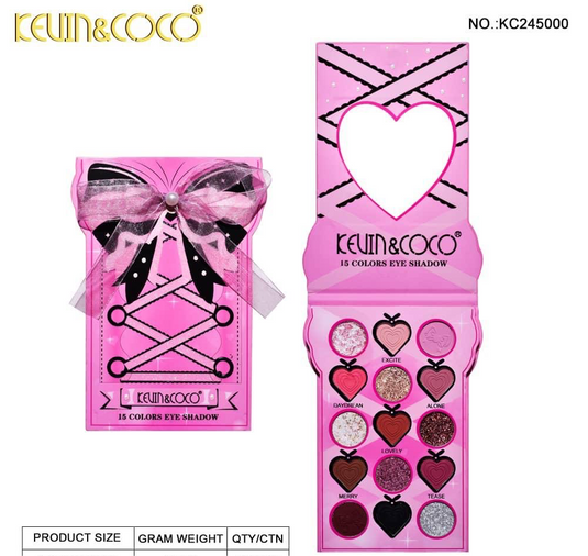 Eyes- Kevin&Coco Coquette Eyeshadow Palette KC245000 (12pc bundle, $3 each)