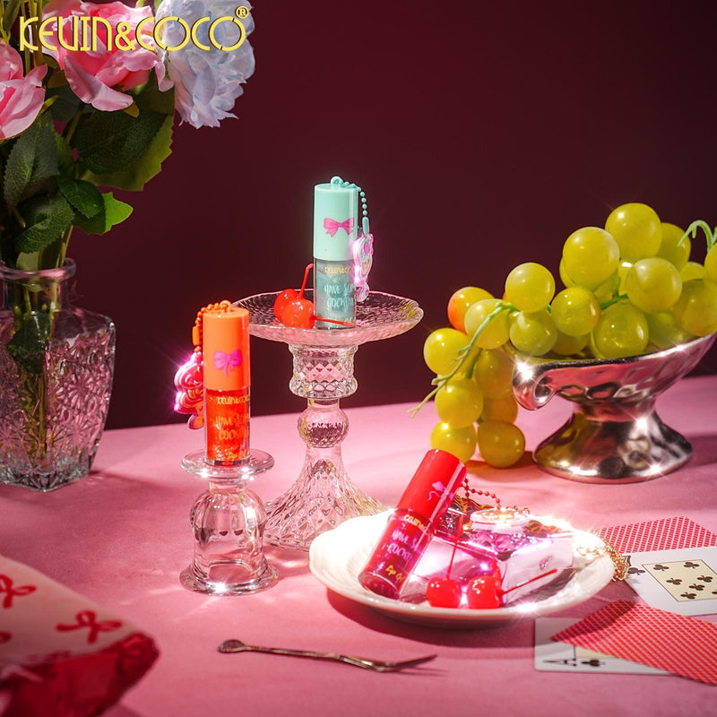 Load image into Gallery viewer, Lips-Kevin&amp;Coco Have Some Cocktails Lip Oil KC1429 ($1 each, 24pc display)
