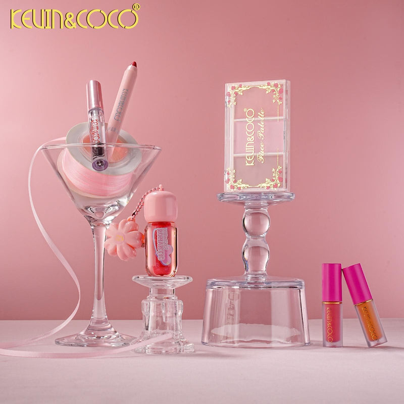 Load image into Gallery viewer, Face-Kevin&amp;Coco Sweet Cream Soft Light Makeup Set Cup KC1775 ($5 each, 6pc display)

