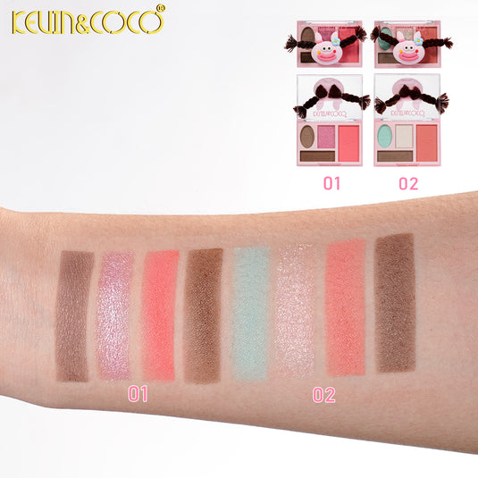 Eyes-Kevin&Coco Rainbow Twisty Brai Pink KC1520 ($1.25 each, 12pc display)