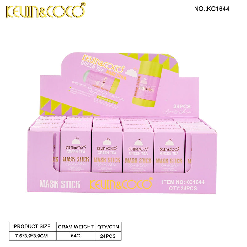 Load image into Gallery viewer, Skincare-Kevin&amp;Coco Green Tea Mask Stick KC1644 ($1.04 each, 24pc display)
