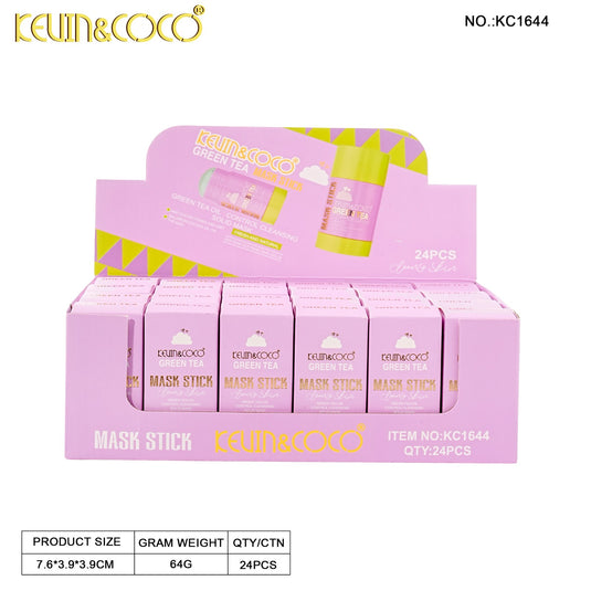 Skincare-Kevin&Coco Green Tea Mask Stick KC1644 ($1.04 each, 24pc display)