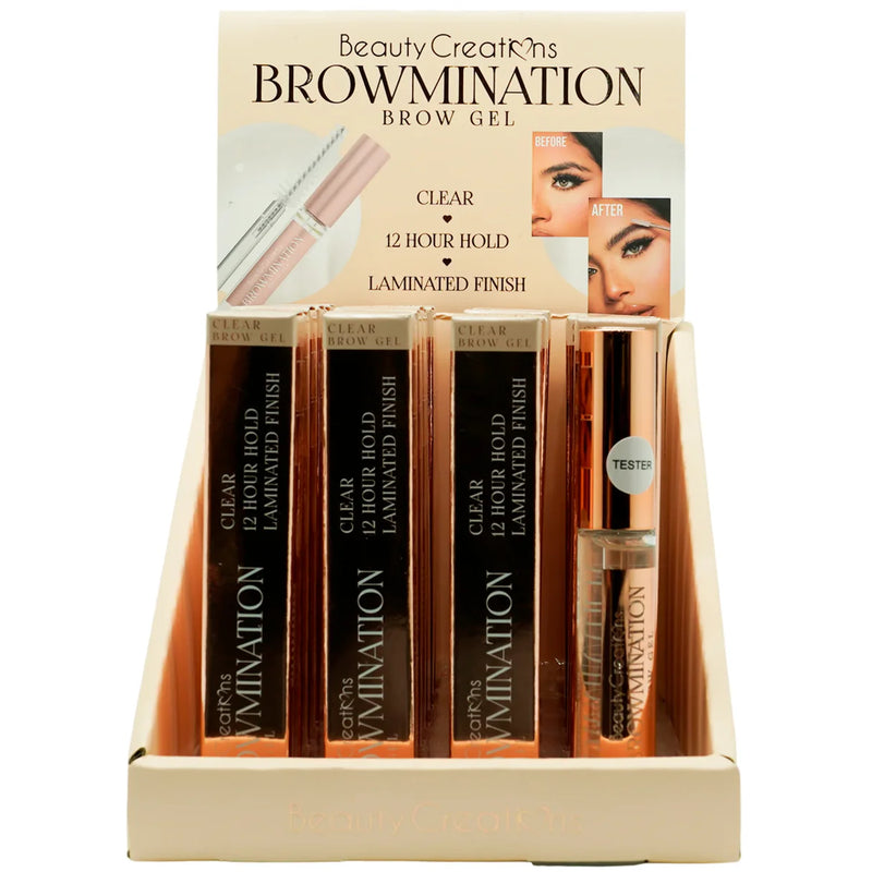 Load image into Gallery viewer, Eyebrows- Beauty Creations Browmination Clear Brow Gel FSBG-CLEAR (12pc bundle, $2.25 each)
