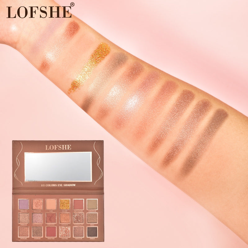 Load image into Gallery viewer, Face-Kevin&amp;Coco LOFSHE Nice Under The Sea 18 Colors Eyeshadow Palette LF1119 ($2 each, 6pc display)
