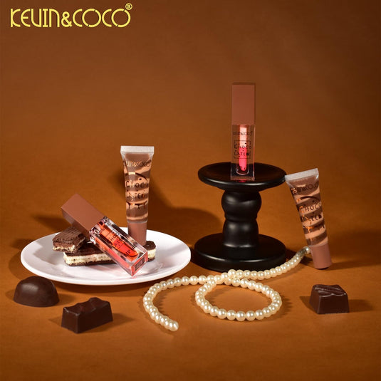 Lips-Kevin&Coco Chocolate Collection Lip Duo Gloss Set KC1049 ($1.50 each, 12pc display)