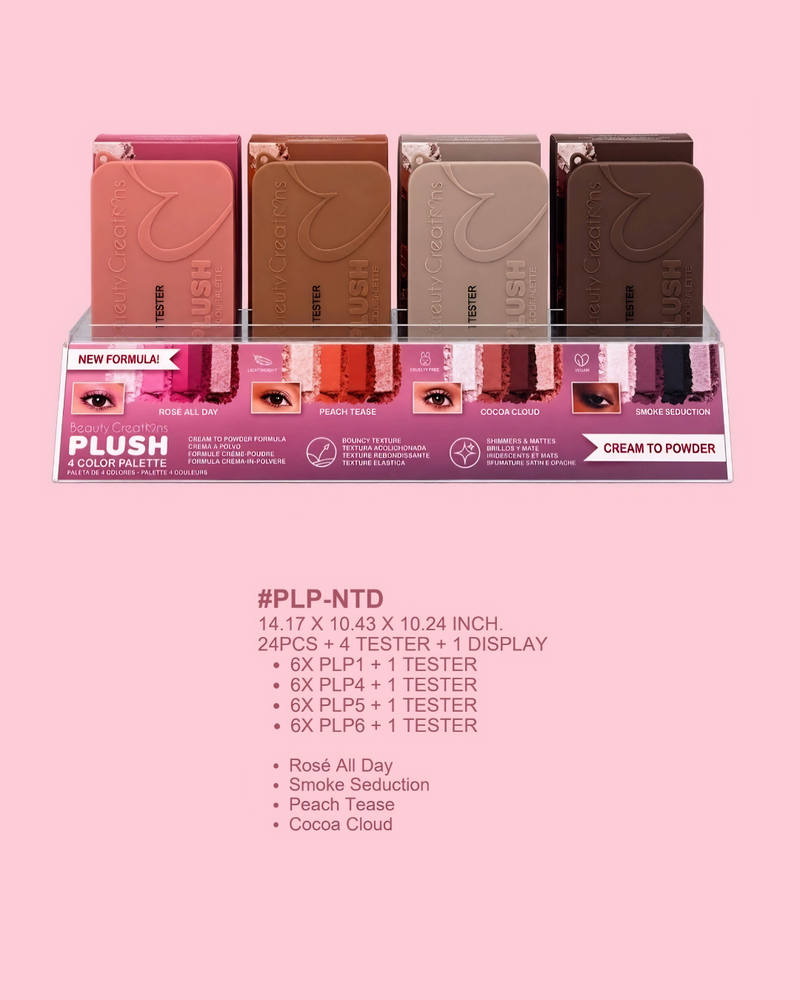 Load image into Gallery viewer, **Pre-Order** Eyes-Beauty Creations Plush Collection Small Display PLP-NTD (24pc display + testers)
