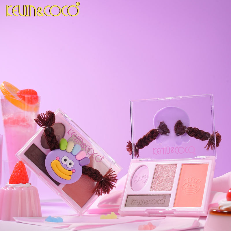 Load image into Gallery viewer, Eyes-Kevin&amp;Coco Rainbow Twisty Brai Purple KC1521 ($1.25 each, 12pc display)

