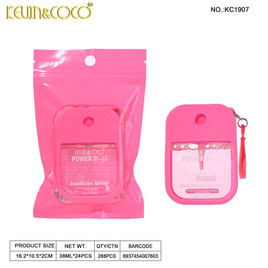 Novelties-Kevin&Coco Hand Sanitizer Spray ($1.50 each, 24pc display)