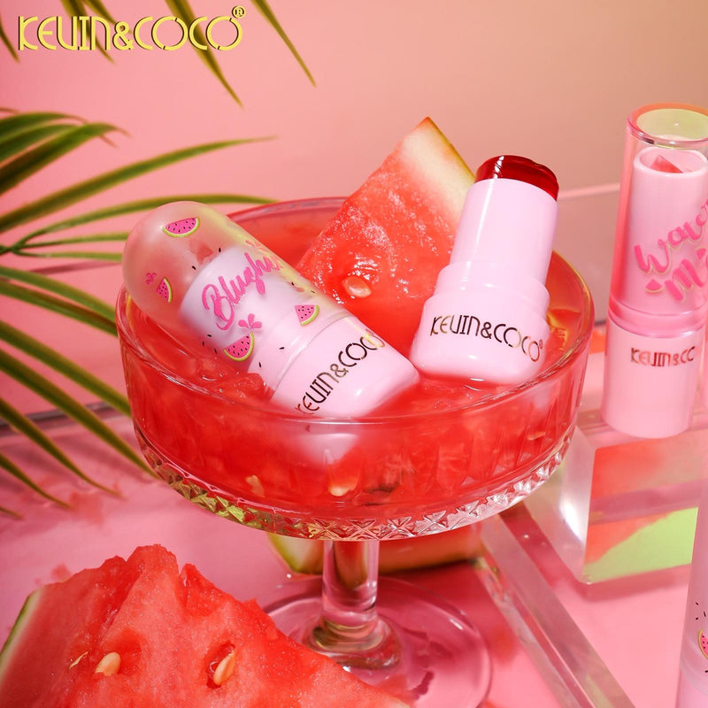 Load image into Gallery viewer, Face-Kevin&amp;Coco Watermelon Collection Jelly Blush KC1411 ($1.25 each, 12pc Display)
