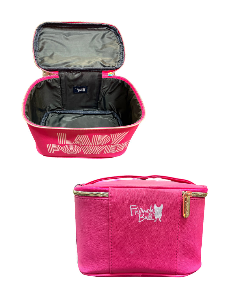 Load image into Gallery viewer, Novelties- FrenchBull Lady Power Cosmetic Bag (3pc bundle,$6 each)
