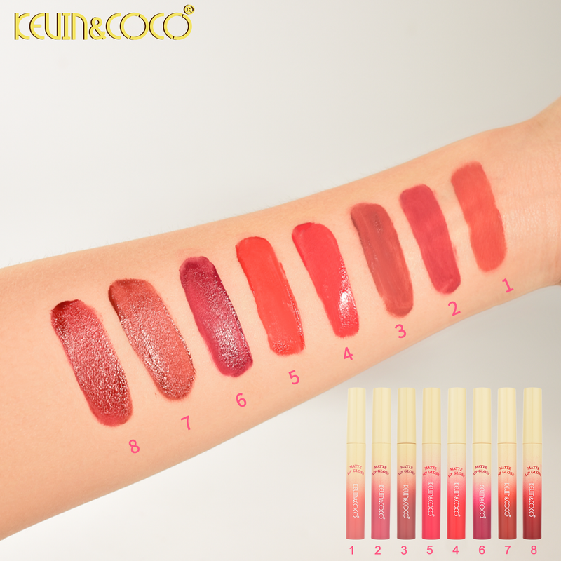 Load image into Gallery viewer, Lips-Kevin&amp;Coco Sweet Persimmon Matte Lip Gloss KC1114 ($0.66 each, 48pc display)
