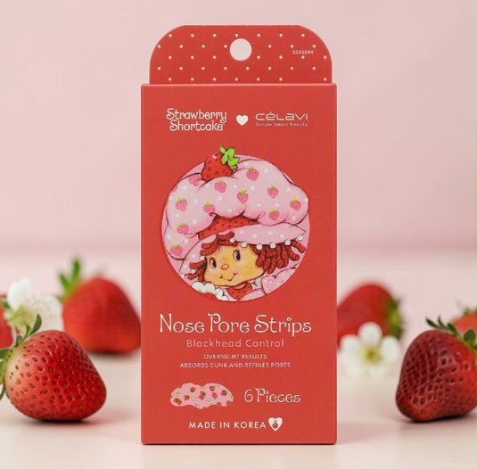 Skincare-Celavi Strawberry Shortcake Nose Pore Strips SS45544 (6pc pack, $2.50 each)