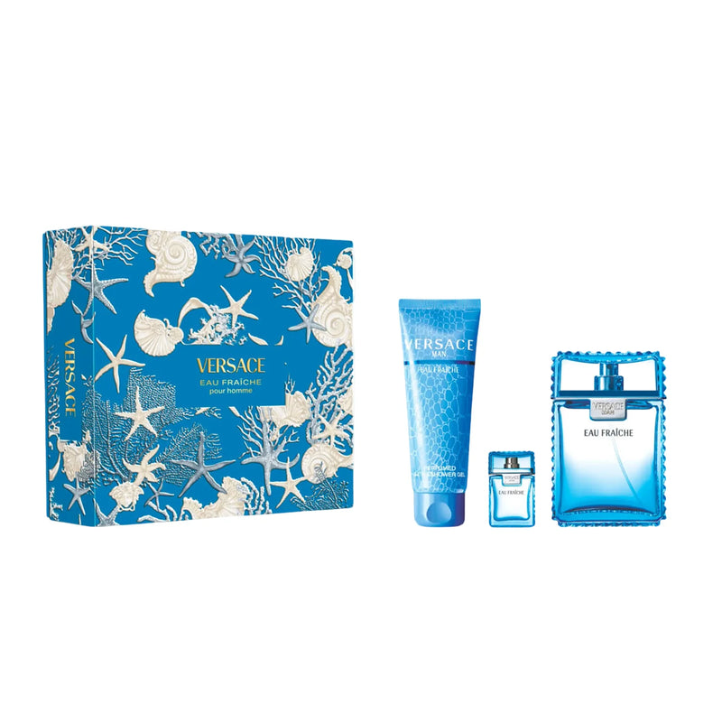 Load image into Gallery viewer, Perfume Set- Eau Fraiche By Versace Eau De Toilette  -100% Authentic
