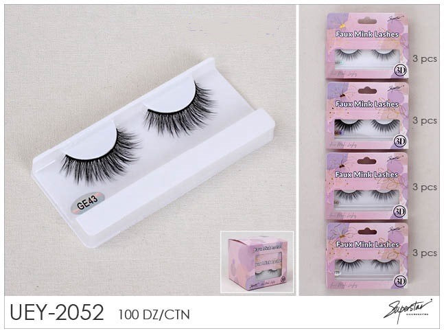 Eyes- Assorted Wispy Eyelash UEY-2052 (12pc box)