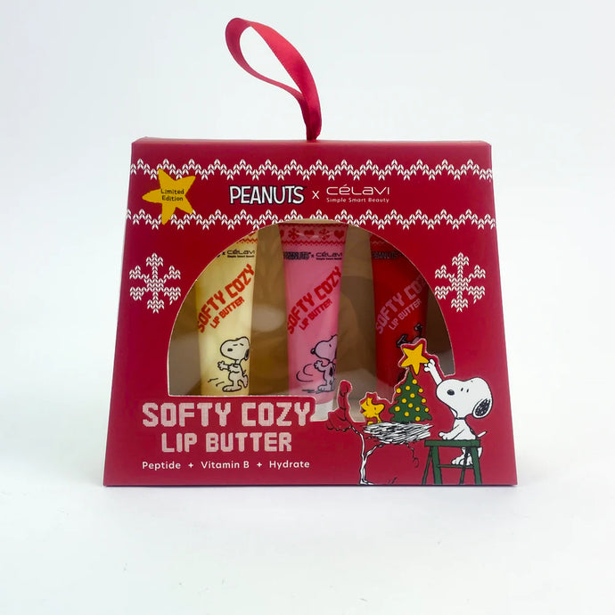 Lips-Celavi x Peanuts Holiday 3pc Lip Butter P46271H ($3 each, 4pc bundle)