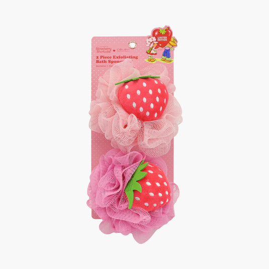 Skincare-Celavi Strawberry Shortcake 2pc Bath Sponge Set SS45962 ($4 each, 4pc bundle)