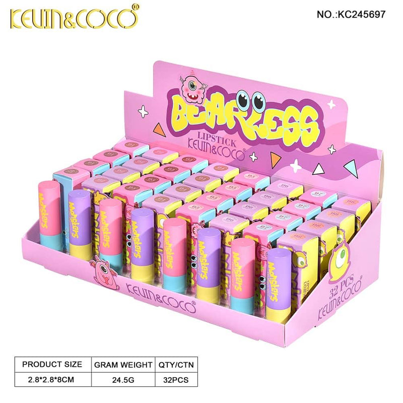 Load image into Gallery viewer, Lips- Kevin&amp;Coco Bearless Lipstick KC245697 (32pc display)
