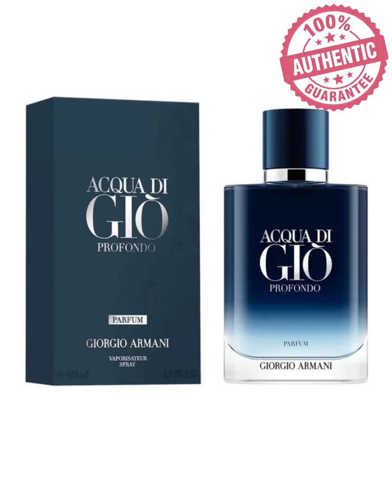 Load image into Gallery viewer, Perfumes- Acqua Di Gio Profondo By Giorgio Armani Parfum 3.4oz/100ml  -100% Authentic
