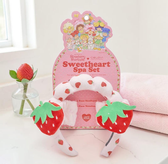 Hair-Celavi Strawberry Shortcake  Headband with 2pc Wristbands SS45949 ($4 each, 6pcs bundle)