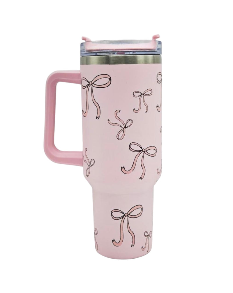 Load image into Gallery viewer, NOVELTIES-Stainless Steel 40oz Bow Tumbler T642172 ($7.50 each,6pc min.)
