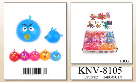 Novelties- Squishy Bird KNV-8105 (12pc box)