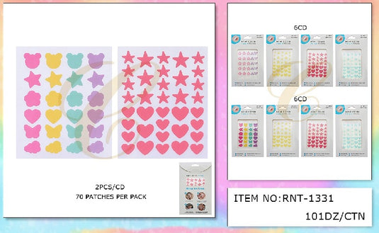 Skincare-Cute Pimple Patches RNT-1331 (12pc pack)