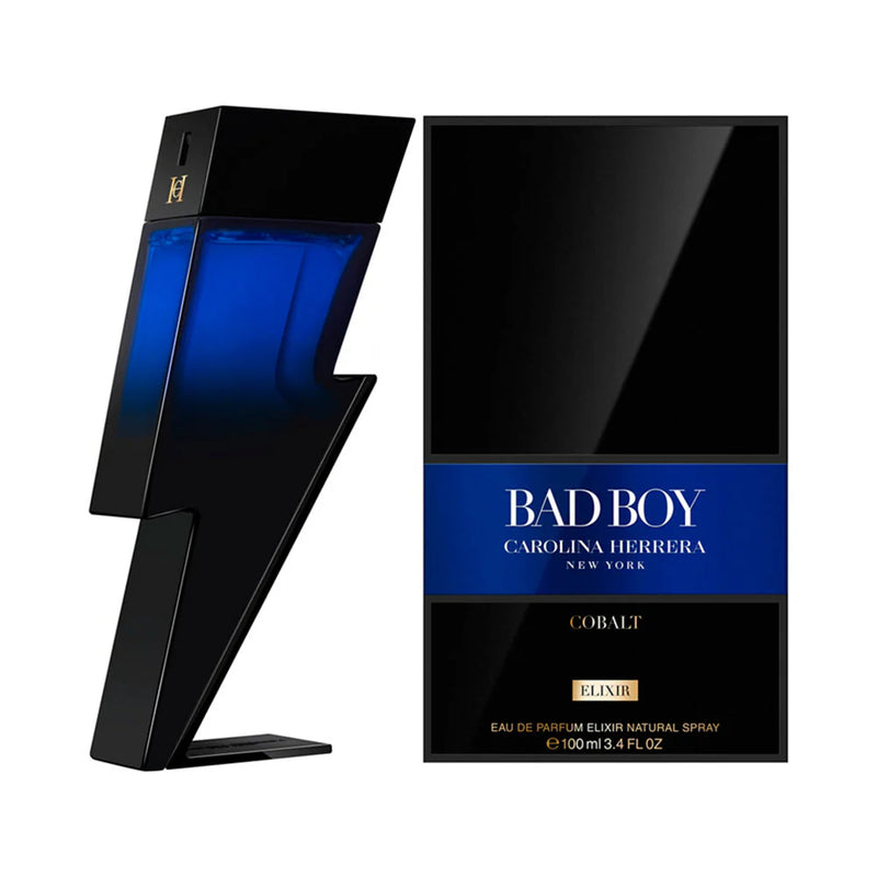 Load image into Gallery viewer, Perfumes- Bad Boy Cobalt Elixir By Carolina Herrera Eau De Parfum Elixir 3.4oz/100ml
