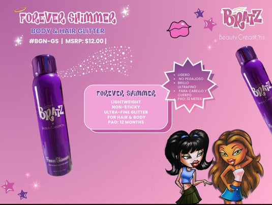 Body- Beauty Creations BRATZ Forever Shimmer Body & Hair Glitter BGN-GS (4pc bundle, $7 each)