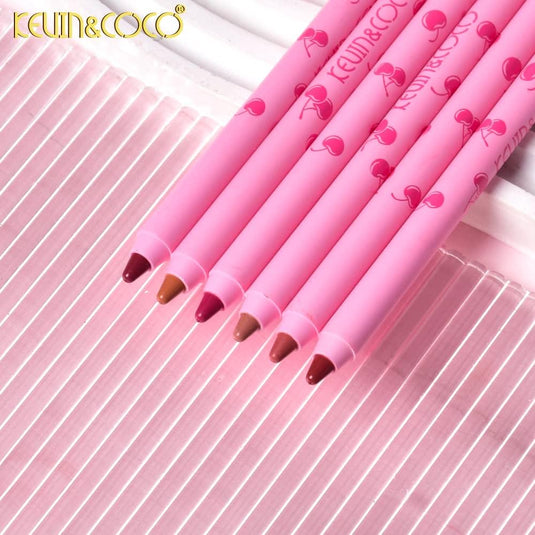 Lips- Kevin&Coco Cherry Lip Liner & Lipstick Set KC245635 (24pc display, $1 each)