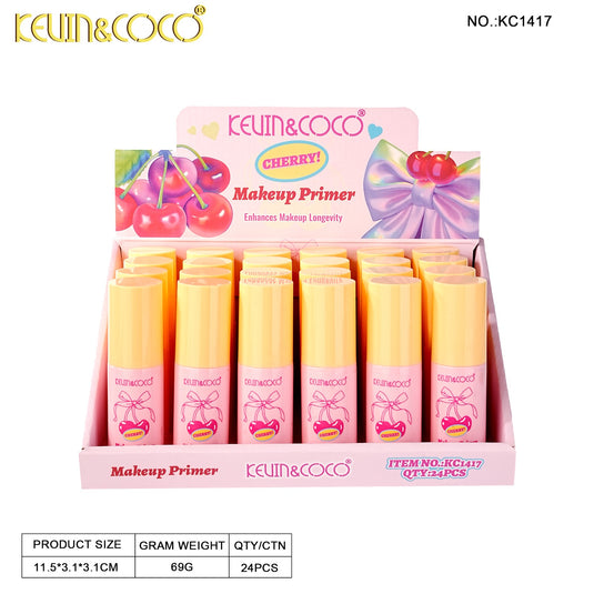 Face-Kevin&Coco Cherry Blossom Makeup Primer KC1417 ($1.25 each, 24pc Display)