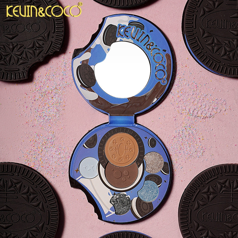 Load image into Gallery viewer, Eyes-Kevin&amp;Coco Black Cookie Eyeshadow Palette KC1454 ($2 each, 12pc Display)
