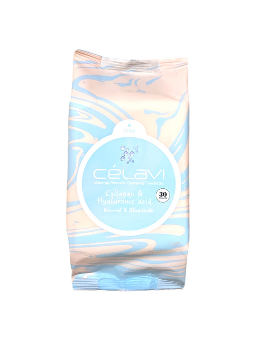 Celavi Collagen & Hyaluronic Wipes 24 (6pc BULK $1 each)