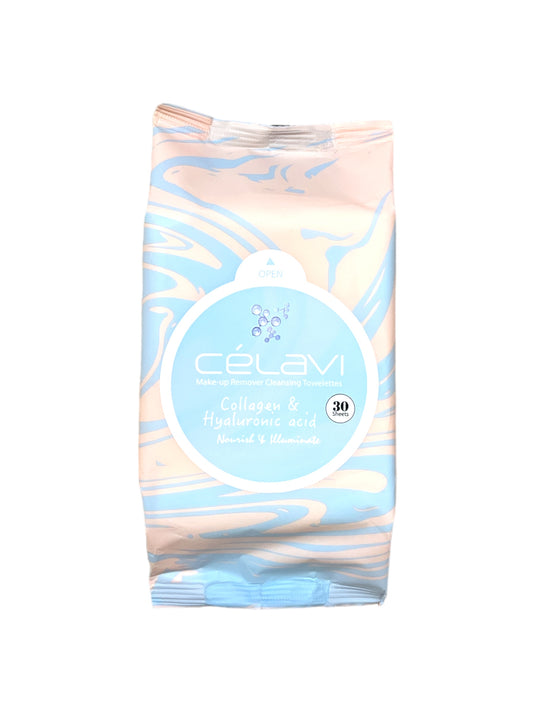 Celavi Collagen & Hyaluronic Wipes 24 (6pc BULK $1 each)