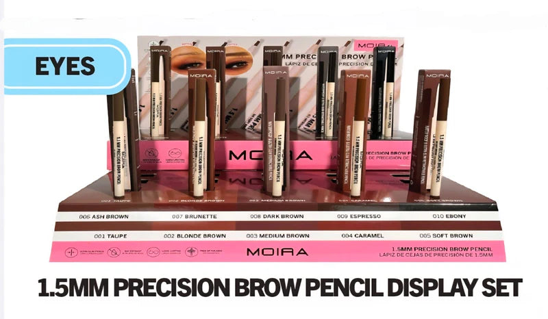 Load image into Gallery viewer, Eyebrow-Moira 1.5 mm Precision Brow Pencil Display PBPSET (30pc display + Testers)
