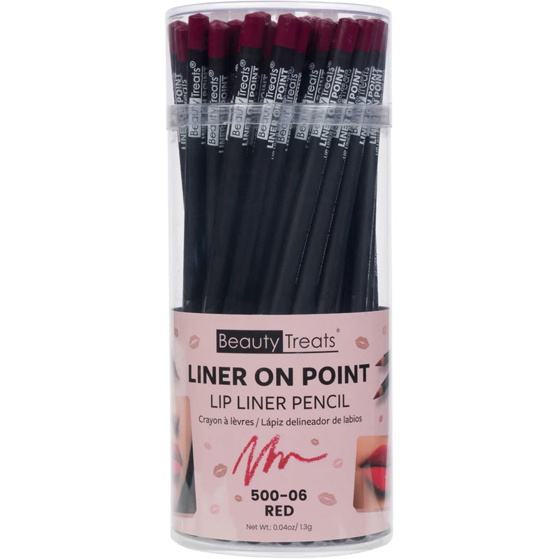 Load image into Gallery viewer, Lips-Beauty Treats Liner On Point Lip Liner Pencil #500 ($0.35 each, 48pc Jar)
