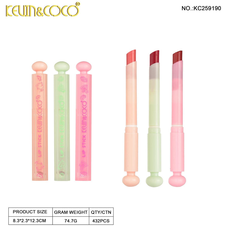 Load image into Gallery viewer, Lips-Kevin&amp;Coco Fruit Lipstick KC259190 ($2.50 each, 12pc display)

