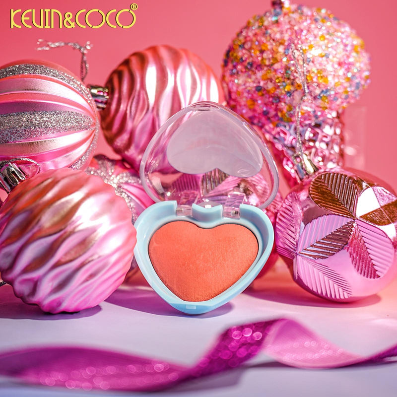 Load image into Gallery viewer, Face-Kevin&amp;Coco Sugar Rush Heart Blush KC1237 ($1.75 each, 12pc Display)
