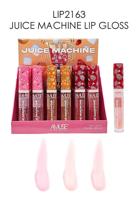 Lips- Amuse Cosmetics Juice Machine Lip Gloss- LIP2163 (24pc display)