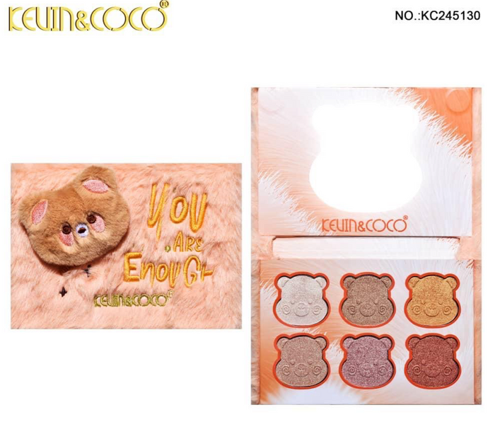 Face- Kevin&Coco You are Enough Highlight Palette KC245130 (6pc display, $3.50 each)