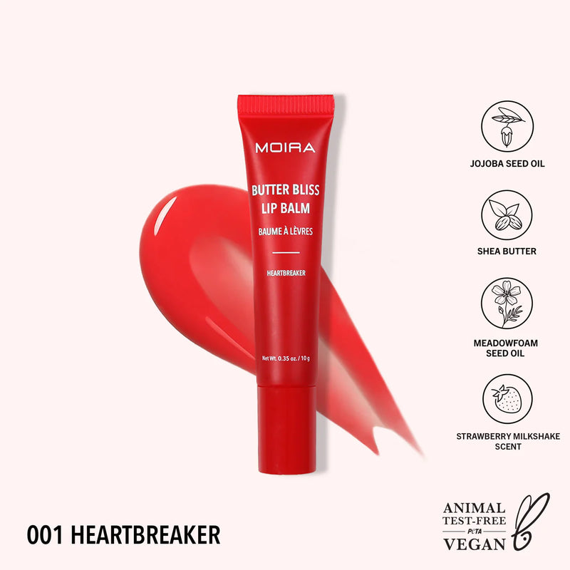 Load image into Gallery viewer, Lips- Moira Butter Bliss Lip Balm BBLB001 Heartbreaker (3pc bundle, $3 each)
