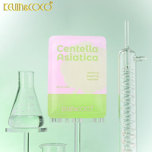 Skincare-Kevin&Coco Centella Asiatica Face Mask KC1905 ($0.50 Each, 50pc display)