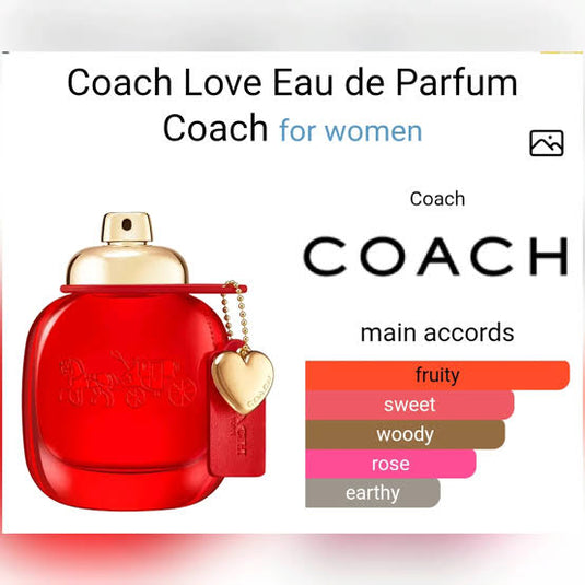 Perfumes- Love By Coach Eau De Parfum 3oz/90ml
