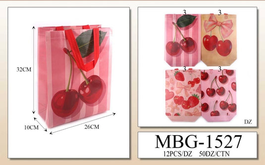 Accessories-Cherry Gift Bag MBG-1527 (12pcs pack)