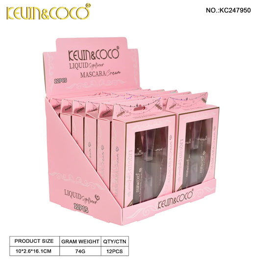 Eyes-Kevin&Coco Dream Ballet Máscara & Eyeliner Set: Black KC247943 ($2 each, 12pcs display)