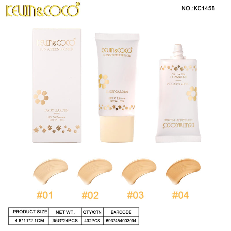 Load image into Gallery viewer, Skincare-Kevin&amp;Coco Daisy Collection Tinted Sunscreen KC1458 ($2 each, 24pc display)
